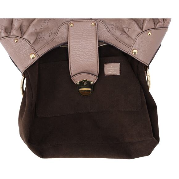 Louis Vuitton Monogram Mahina Solar PM Shoulder Bag M93445 Poudre Taupe Leather - Picture 11 of 12